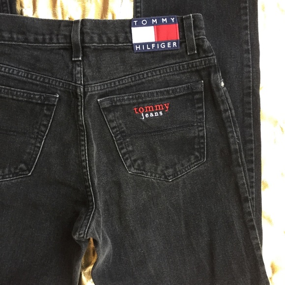 Tommy Hilfiger Denim - Vintage Black High Waisted Tommy Jeans